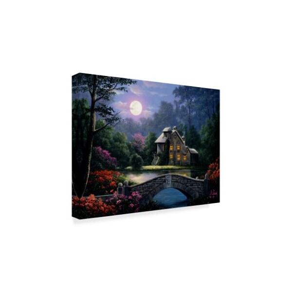 Anthony Casay 'Forest House' Canvas Art,14x19